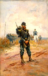 Alphonse Marie de Neuville - A Soldier - F72.176 - Detroit Institute of Arts