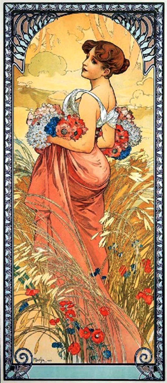 Alphonse mucha Summer
