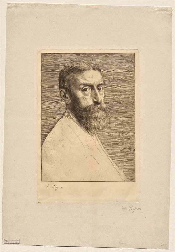 Alphonse Legros (French, 1837-1911) - Sir Edward Poynter - 1918.90 - Cleveland Museum of Art