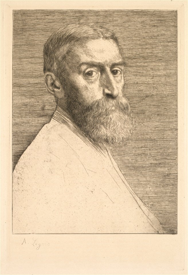 Alphonse Legros (French, 1837-1911) - Sir Edward Poynter - 2014.297 - Cleveland Museum of Art