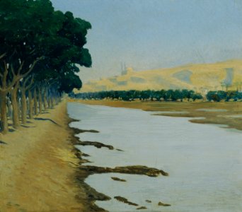 Alphons Leopold Mielich - Blick auf die Zitadelle von Kairo - 8613 - Österreichische Galerie Belvedere