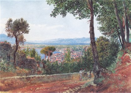 Rudolf von Alt - Castellammare am Golf von Neapel