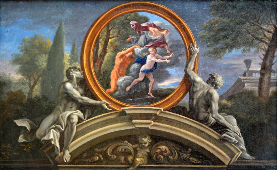 Alphée poursuivant Aréthuse - Filippo Lauri - Q18573593