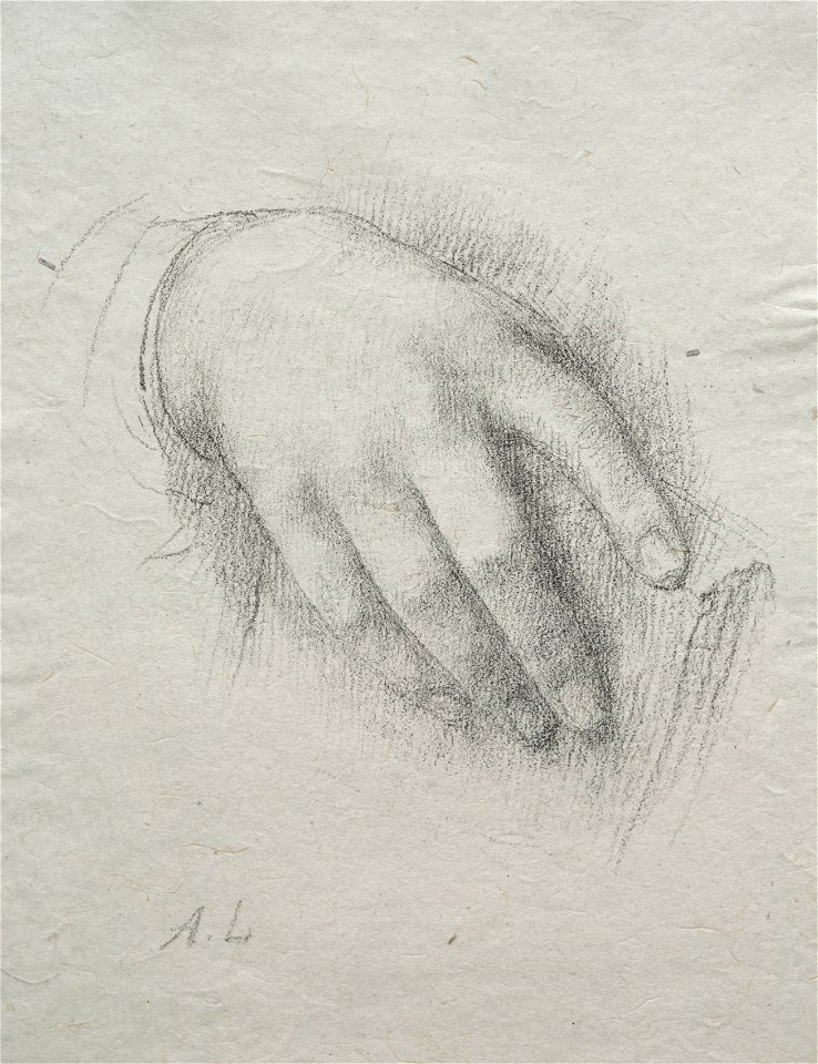 Alphonse Legros (French, 1837-1911) - The Hand of Nora E. Legros - 1945.318 - Cleveland Museum of Art