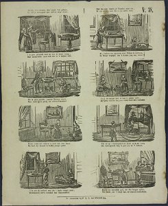 Als gij, lieve kleinen, deez' prent hebt gelezen, En welligt verlangend naar and'ren mogt wezen-Catchpenny print-Borms 0940