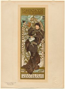 Alphonse Mucha (Czech, 1860-1939) - Lorenzaccio - 1973.1018 - Cleveland Museum of Art