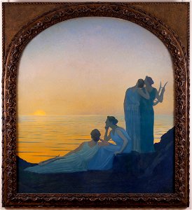 Alphonse Osbert - Soir antique - PPP474 - Musée des Beaux-Arts de la ville de Paris