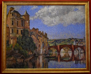 Alphonse Roubichou - Vue d'Espalion 01