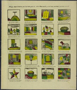 Als gy, myne kindren, uw' les hebt geleerd, Dan wordt ge tot loon, met deez' prenten vereerd-Catchpenny print-Borms 0596