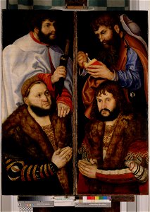 Altarpiece of the Virgin, or so-called Princes' Altarpiece (left wing) (DE AGGD 7a FR020 1993 Overall-001)