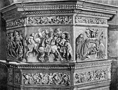 Altamura – Chiesa palatina (pulpito)