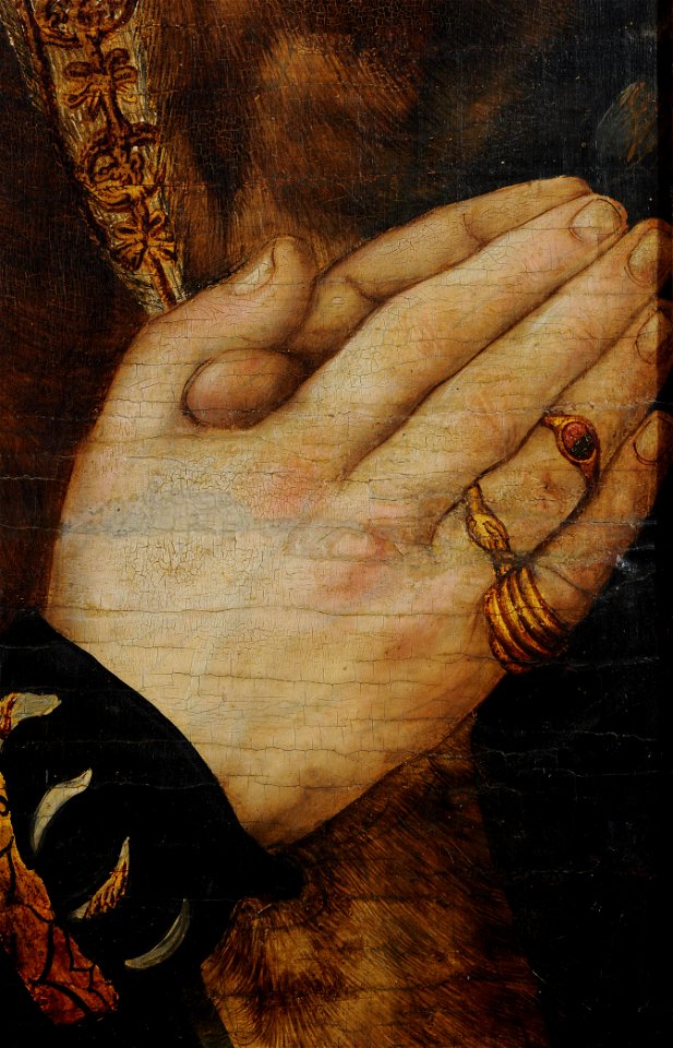 Altarpiece of the Virgin, or so-called Princes' Altarpiece (left wing) (DE AGGD 7a FR020 2010-04 Detail-013)