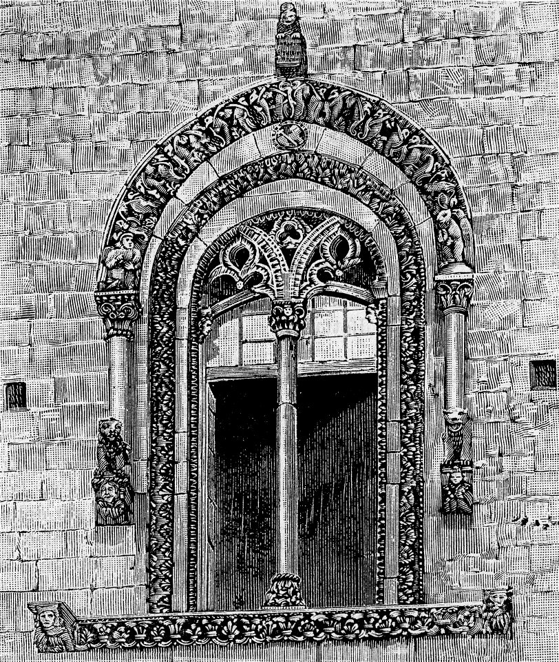 Altamura – Finestrone della Cattedrale (xilografia)