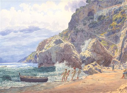 Jakob Alt - Das Kapuzinerkloster bei Amalfi - 1837