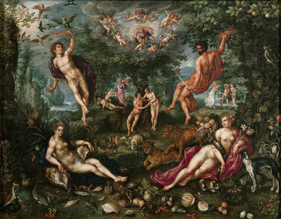 Denis van Alsloot and Hendrick de Clerck - Paradise with the Four Elements