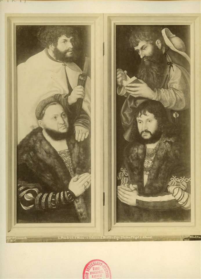 Altarpiece of the Virgin, or so-called Princes' Altarpiece (left wing) (DE AGGD 7a FR020 Image-date-unknown Overall-004)