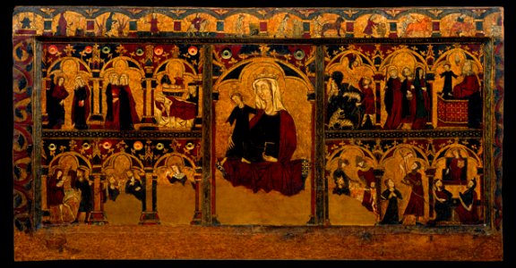 Altar frontal of Jesus' childhood - Google Art Project