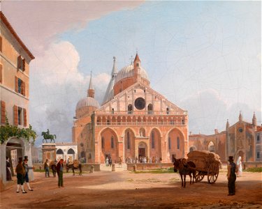Rudolf von Alt Basilika San Antonio in Padua 1836