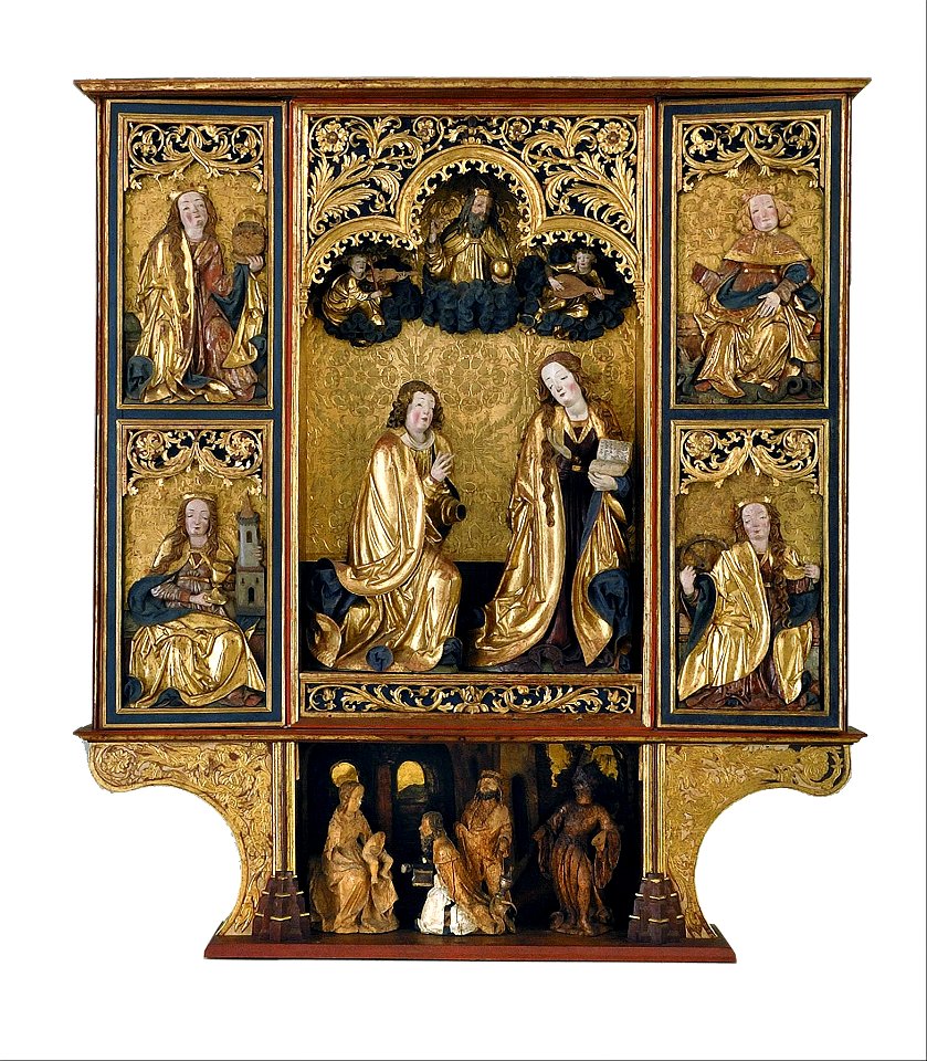 Altarpiece of the Annunciation from Kisszeben - Google Art Project