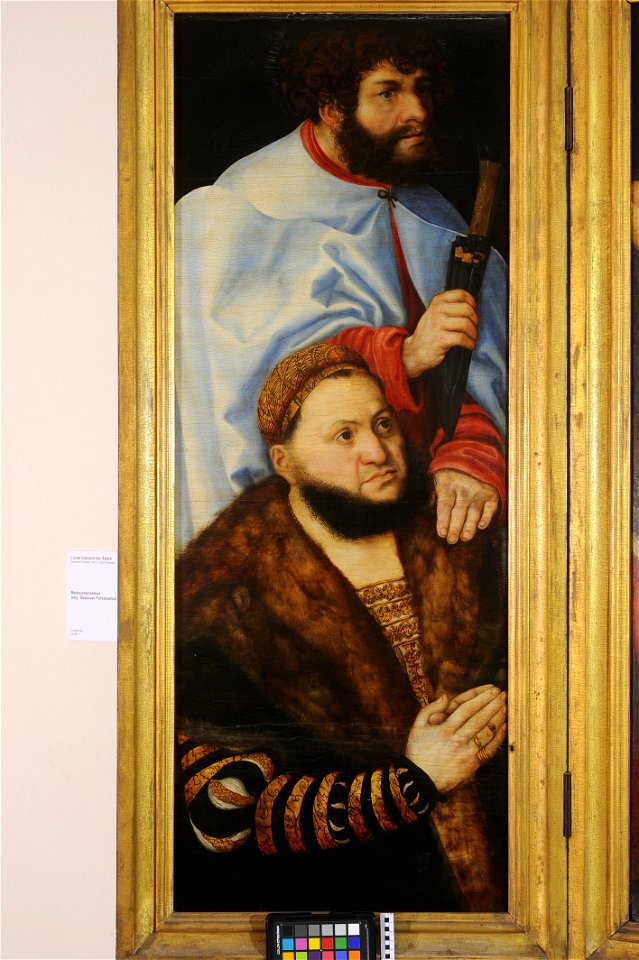 Altarpiece of the Virgin, or so-called Princes' Altarpiece (left wing) (DE AGGD 7a FR020 2010-04 Overall-002)
