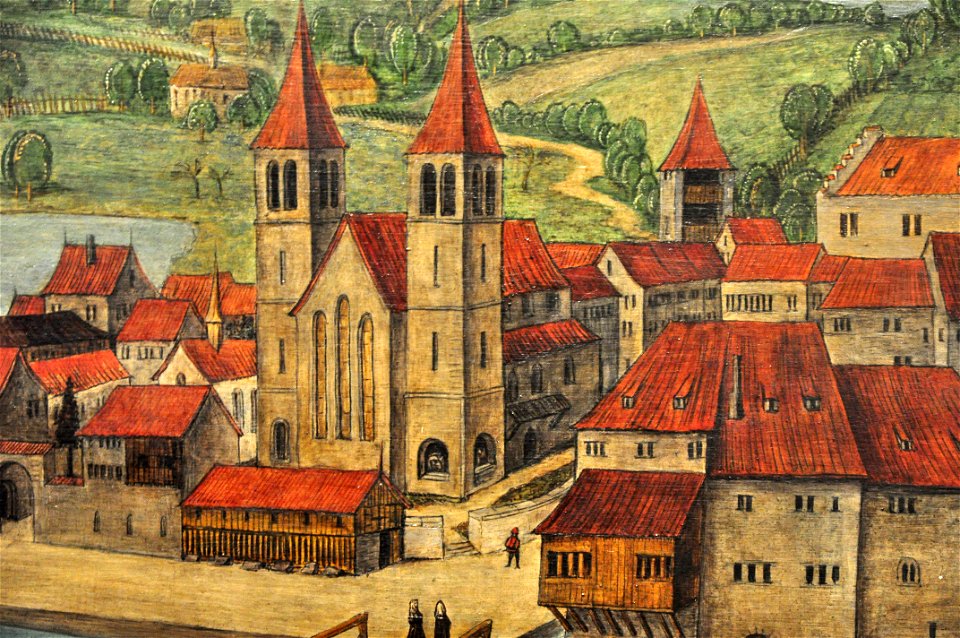 Altartafeln von Hans Leu d.Ä. (Haus zum Rech) - linkes Limmatufer - Fraumünster & Münsterhof 2011-08-17 15-29-02