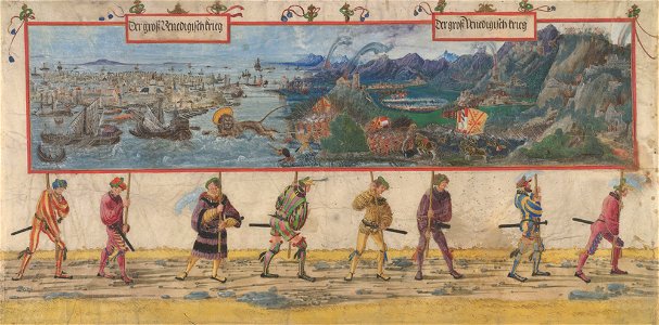 Altdorfer, Albrecht — Der Triumphzug Kaiser Maximilians 68 Der große Venezianische Krieg — c. 1512-1515
