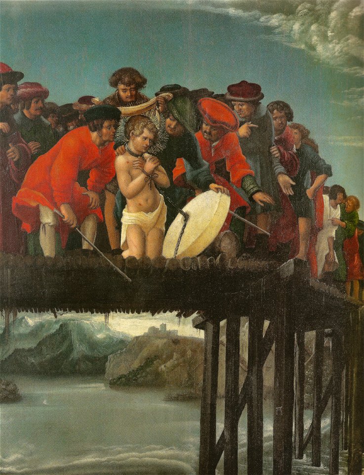 Altdorfer - The Martyrdom of Saint Florian - Uffizi