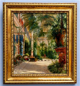 Alte Nationalgalerie-Blechen-Das Palmenhaus auf der Pfaueninsel DSC8193