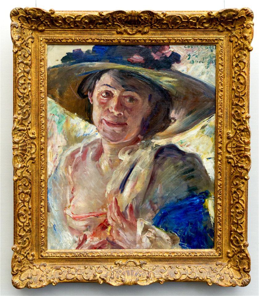 Alte Nationalgalerie-Corinth-Frau mit Rosenhut DSC7977