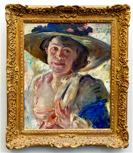 Alte Nationalgalerie-Corinth-Frau mit Rosenhut DSC7977