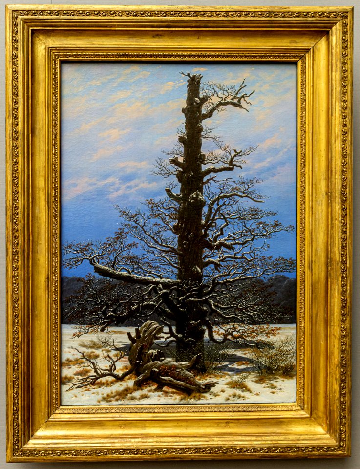 Alte Nationalgalerie-Friedrich-Eichbaum im Schnee DSC8227