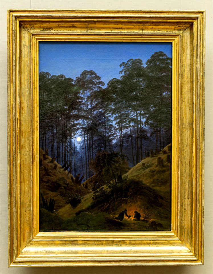 Alte Nationalgalerie-Friedrich-Waldinneres bei Mondschein DSC8246