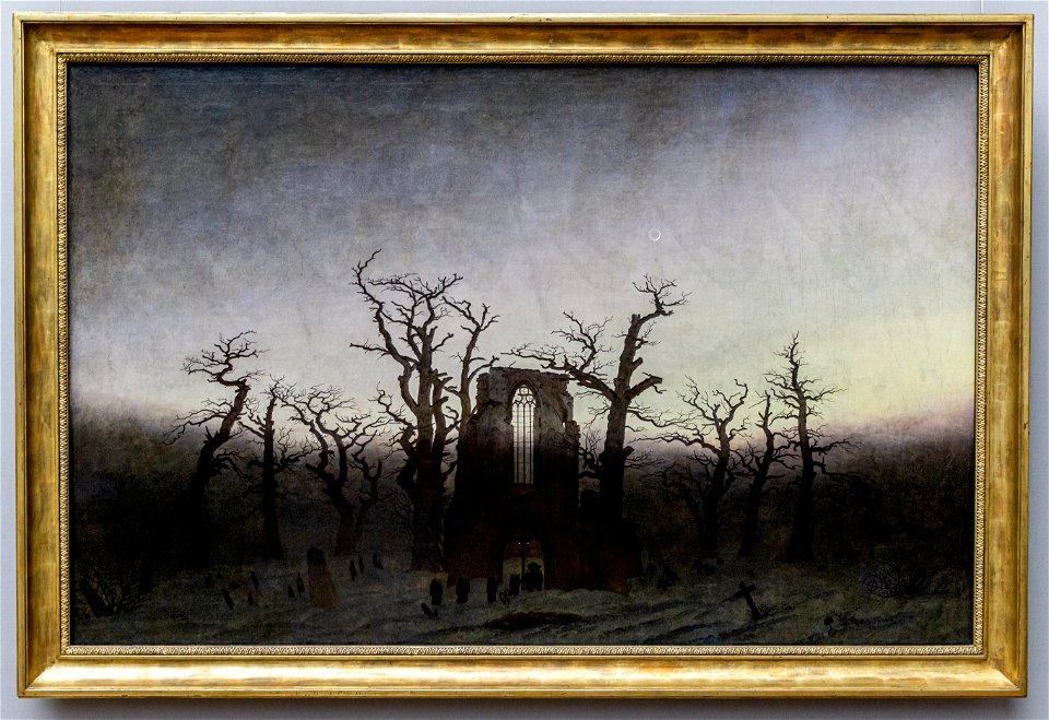 Alte Nationalgalerie-Friedrich-Abtei im Eichwald DSC8238