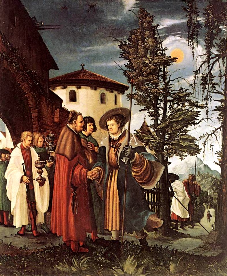 Albrecht altdorfer, St Florian Taking Leave of the Monastery