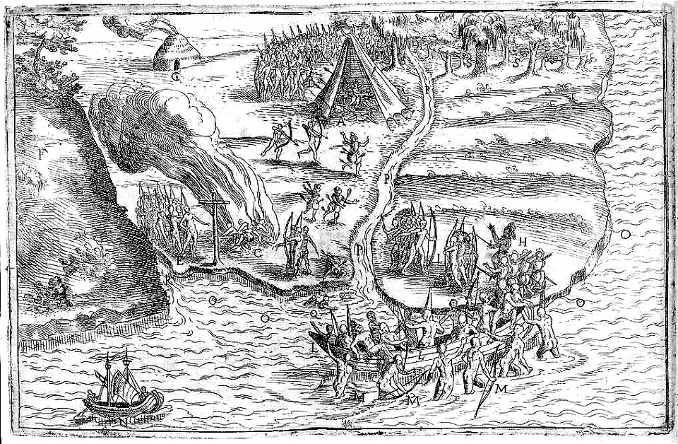 Altercation de Port Fortune entre Français et des Indiens Nauset, 1606