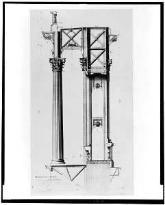 Alterations to the U.S. Capitol including extensions and new dome, Washington, D.C. 1530 - peristyle of dome LCCN2002719790