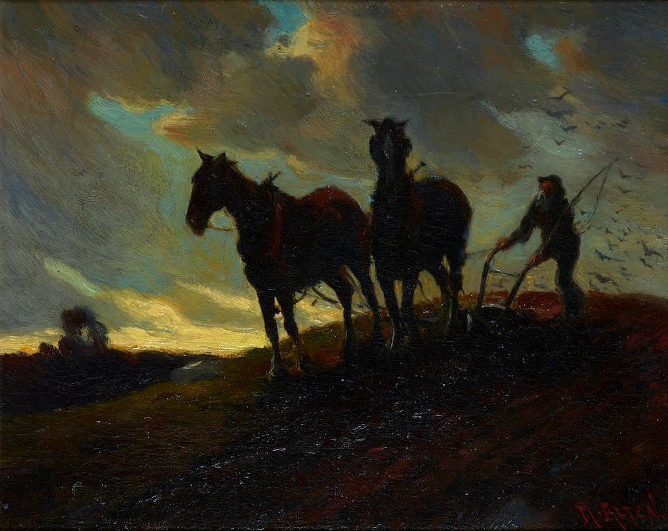 Rocky Soil, Lyme (Ploughing) by Mathias Joseph Alten