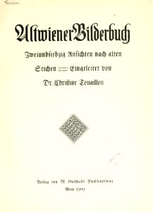 Altwiener Bilderbuch nach alten Stichen 0002