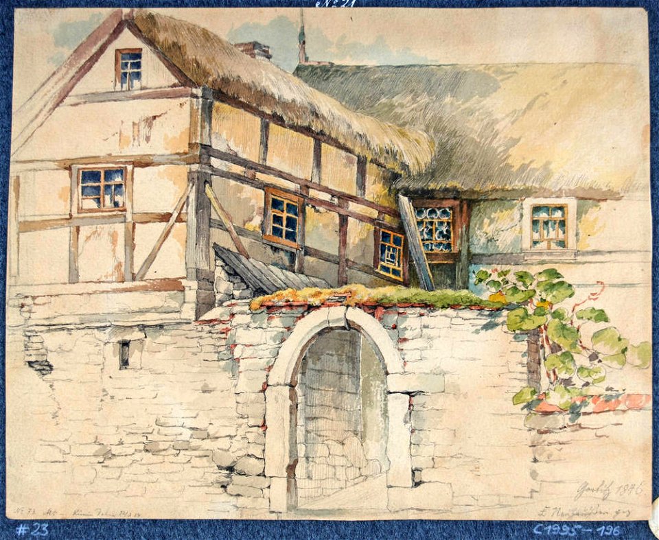 Altes Haus in Gorbitz bei Dresden