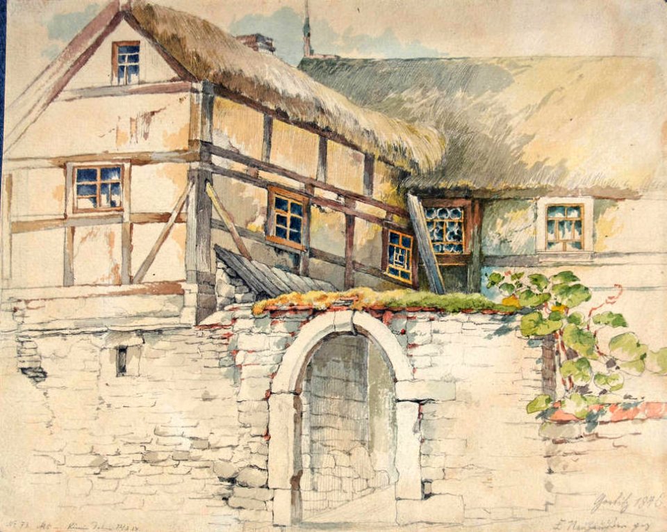 Altes Haus in Gorbitz bei Dresden (cropped)