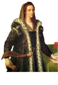 Altissimo, Cristofano dell' - Giulia Gonzaga In mourning - detail