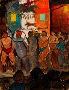 Alvar Cawén - Circus in Paris - A-1992-246 - Finnish National Gallery