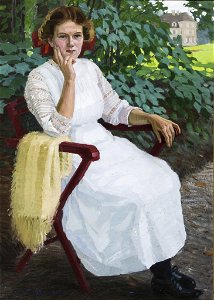 Alwin Arnegger Porträt Lydia Kick 1911