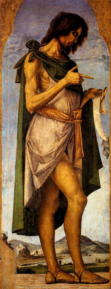 Alvise Vivarini, san giovanni battista