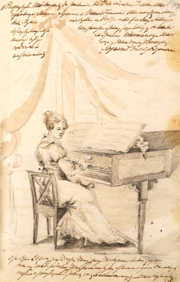 Alžbieta Maniuška (Madžarskaja). Альжбета Манюшка (Маджарская) (Č. Maniuška, 1832)
