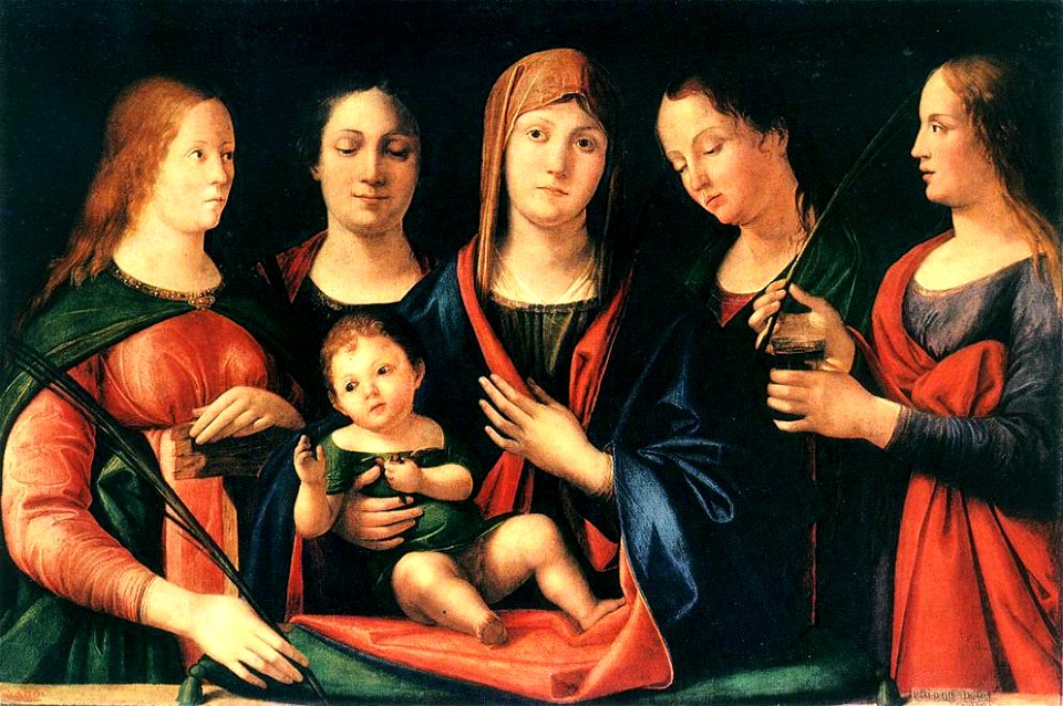 Alvise Vivarini, Mary and Child with Sts Mary Magdalene and Catherine
