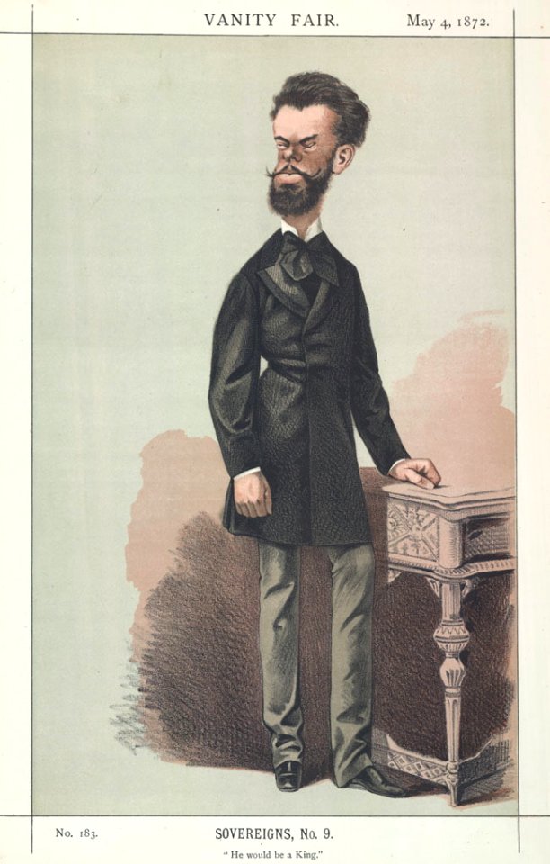 Amadeo of Spain, Vanity Fair, 1872-05-04