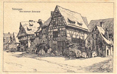 Am Kleinen Ämmerle (Zeichn-AK 1034 F Schimpf 1901)