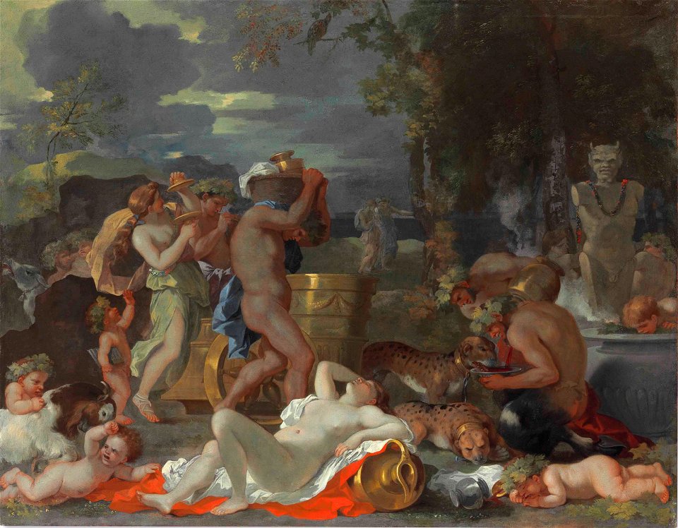 Bacchus and Ariadne on the Island of Naxos (sebastien bourdon)