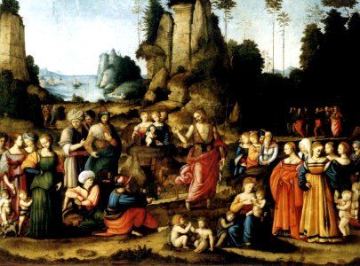 Bacchiacca - The Preaching of Saint John the Baptist - WGA1105